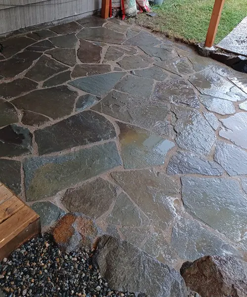 Pensilvanya flagstone Installation in Edmonds 